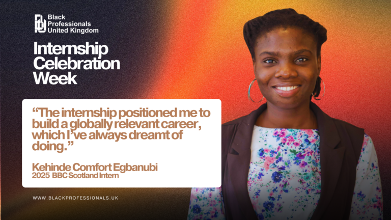 Intern Spotlight: A Conversation With Kehinde Comfort Egbanubi — Former BBC Scotland Intern
